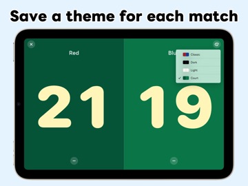 Scoreboard: Score Sheet iPad screenshot