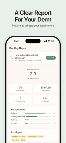 Flarewell: Skin Scanner & Log Screenshot 7 of 8