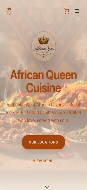 African Queen Cuisine screenshot 1