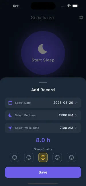 Sleep Tracker - SLOX screenshot 2