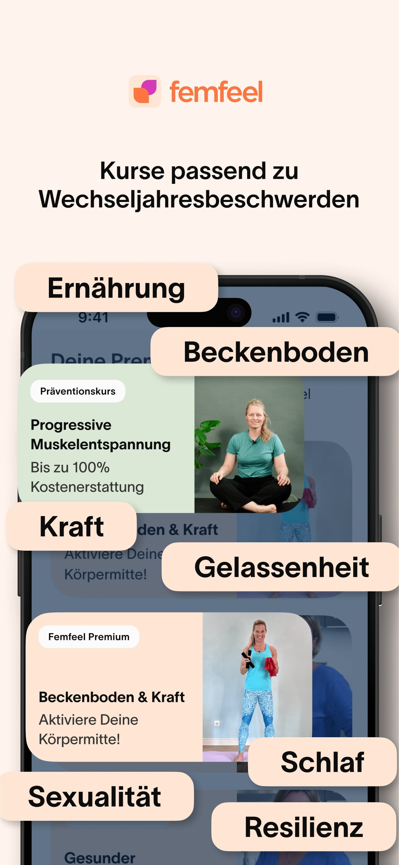 femfeel: Die Wechseljahre App