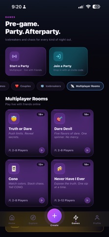 Playhaven Hub iPhone screenshot