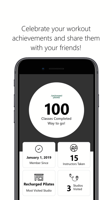 Recharged Pilates iPhone screenshot 6 - Health & Fitness app