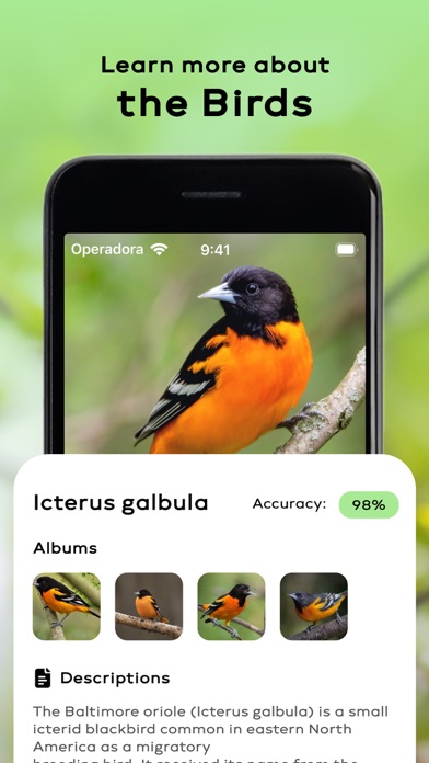 Bird Sounds Identifier Call ID Screenshot