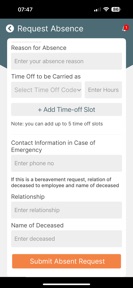 Schedule Express screenshot