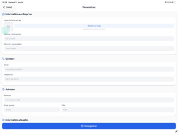 InvoX – Voice to Invoice iPad screenshot
