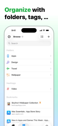 Bookmarks - URL Manager Screenshot 2 of 5