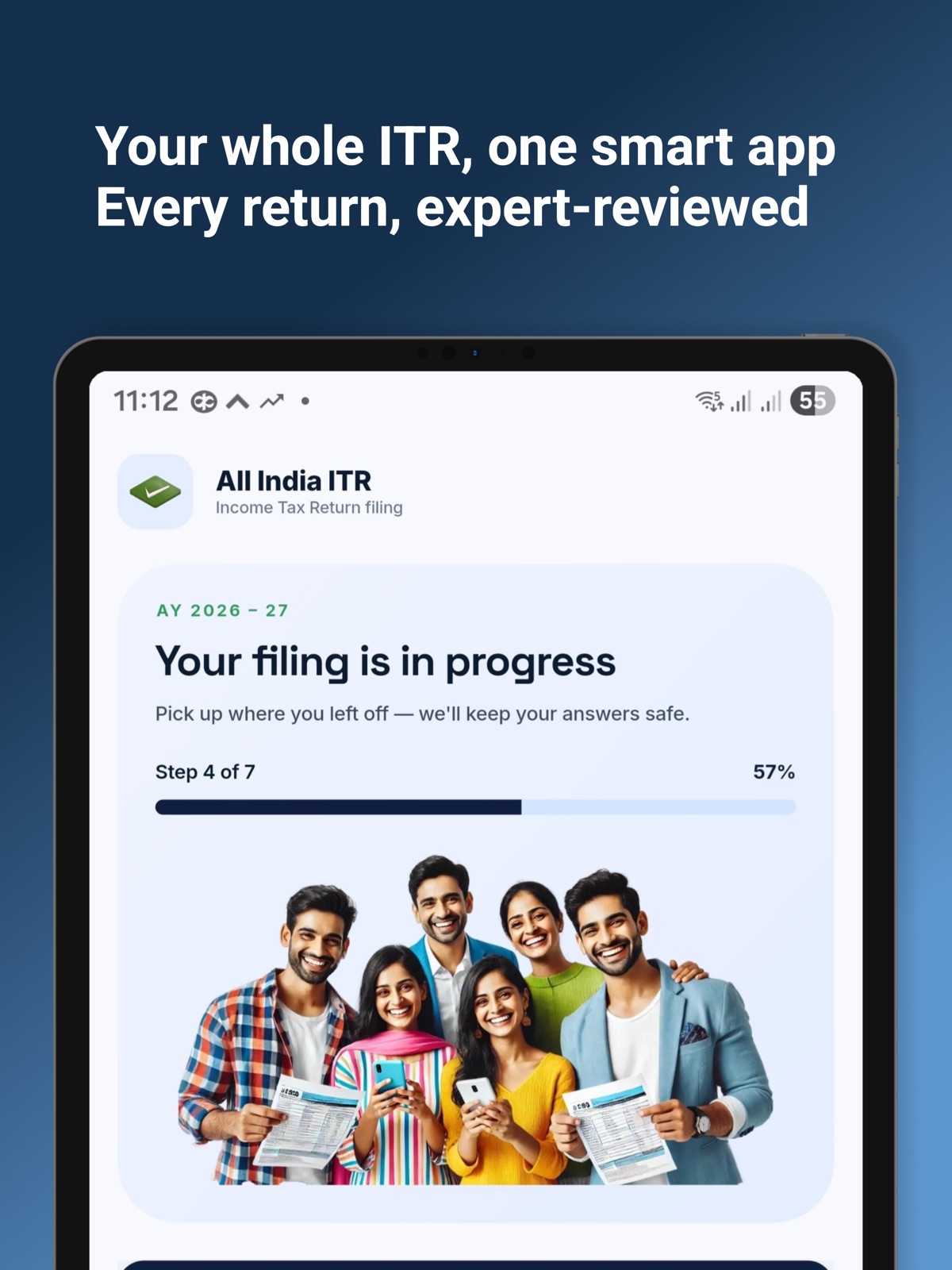 Income Tax Return AllIndiaITR ipad screenshot 1
