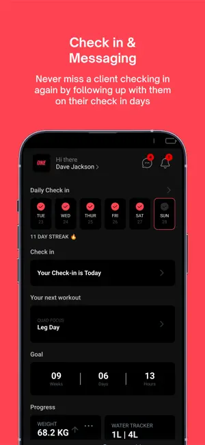ONE Coaching Client screenshot 1