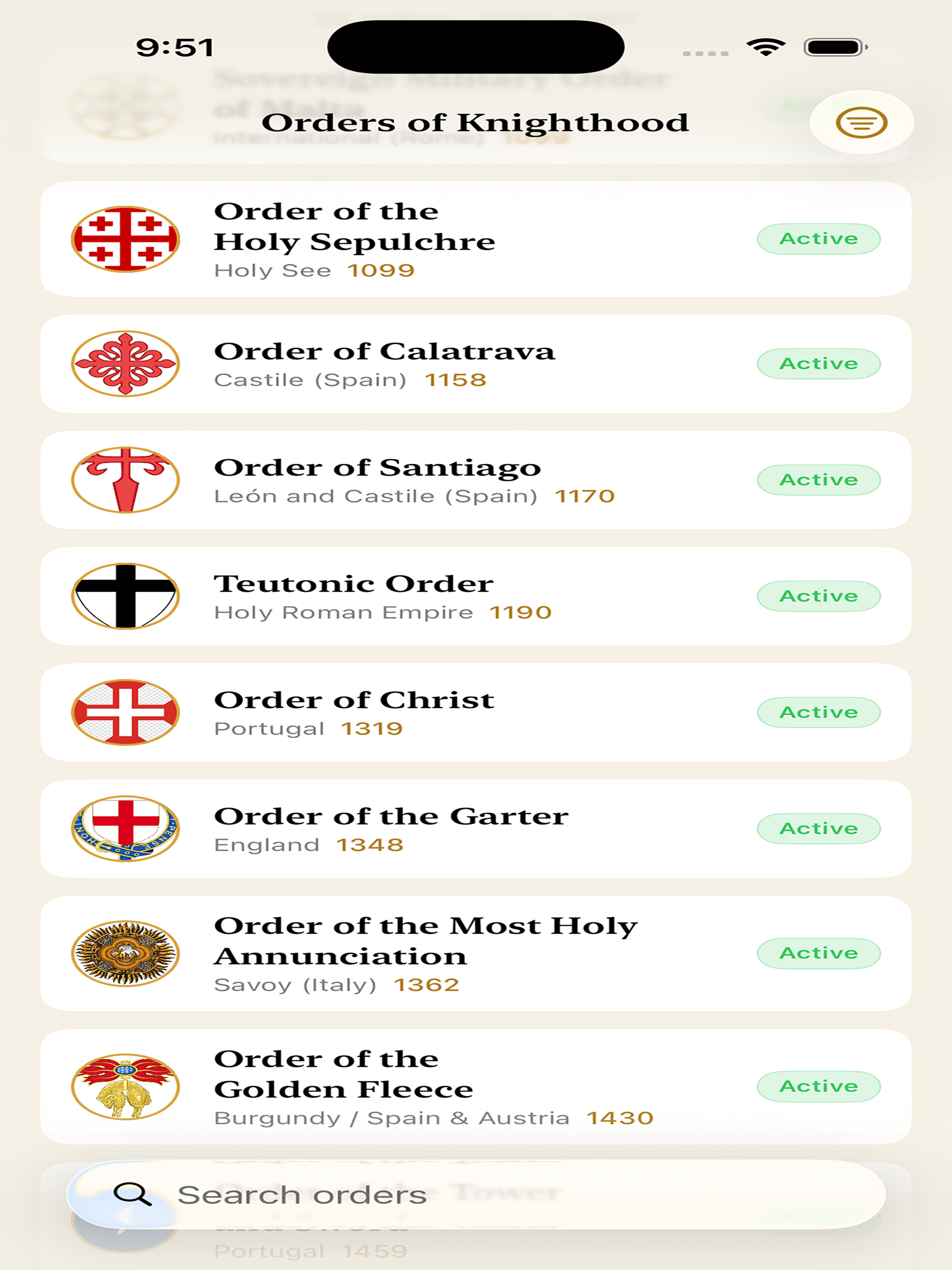 Orders of Knighthood screenshot 7