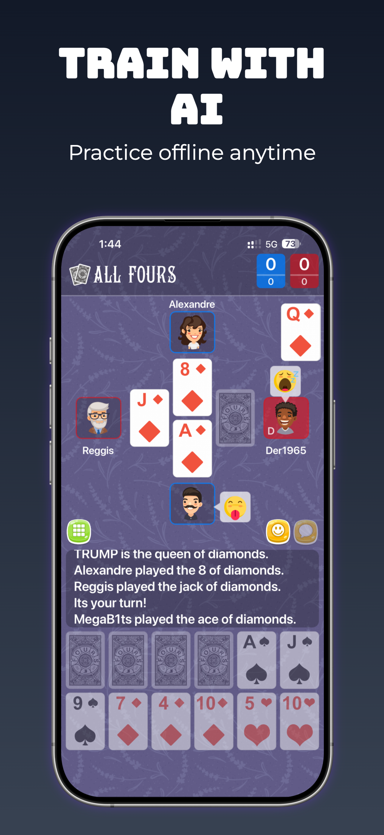 All Fours Trini Card Game screenshot 2