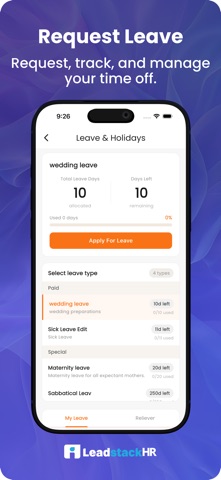Leadstack HR iPhone screenshot