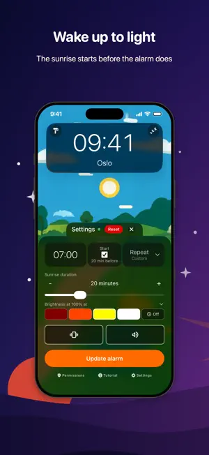 Sunrise Alarm: Wake-Up Light screenshot 2