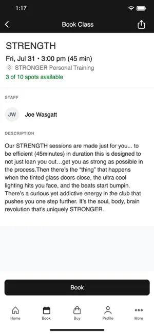 STRONGER Personal Training screenshot 3