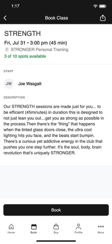 STRONGER Personal Training screenshot