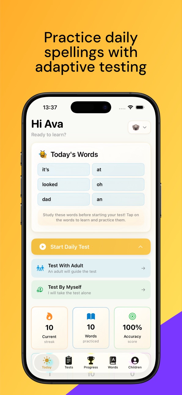 iPhone screenshot