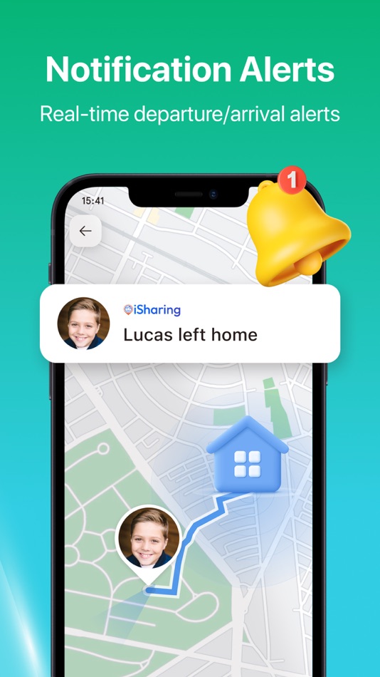 #5. iSharing: GPS Location Tracker (iOS) By: ISHARINGSOFT, INC.