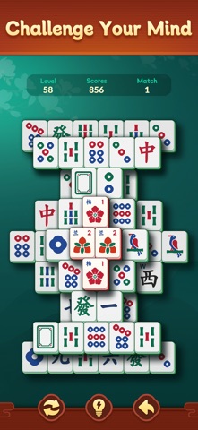 Shanghai Mahjongg Puzzle iPhone screenshot