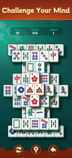 Скриншот Shanghai Mahjongg Puzzle на iPhone 6