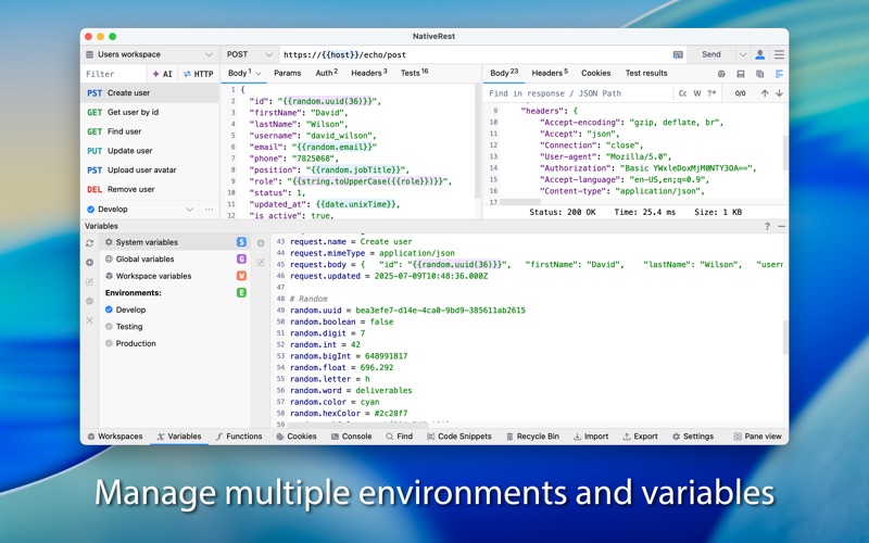 NativeRest screenshot
