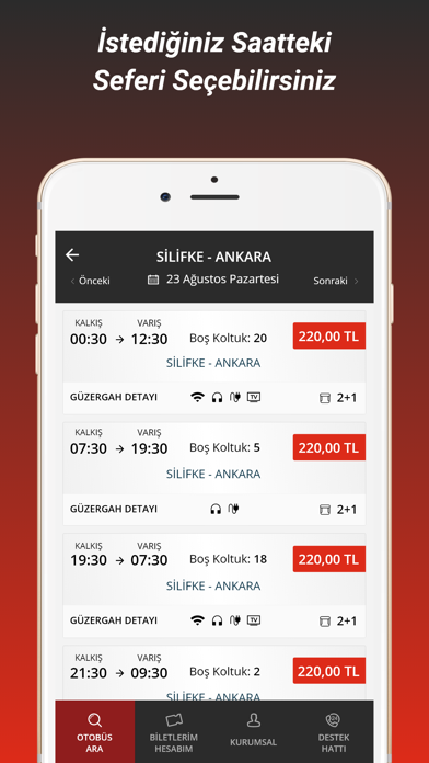 Screenshot #2 pour Silifke Şimşek Seyahat