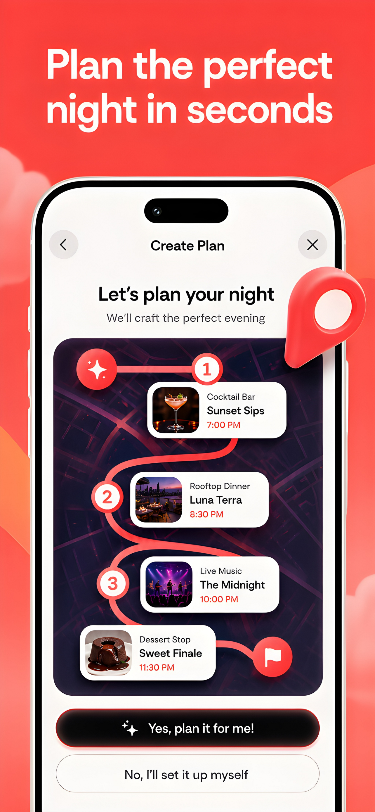 Outsy: Night Out Planner screenshot 3
