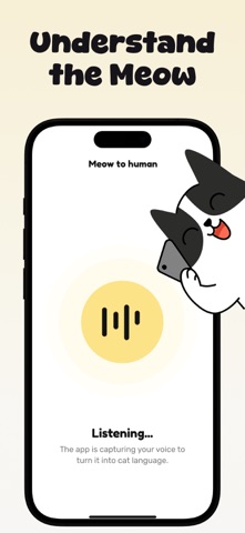 AI Cat Translator: Talk to Pet iPhone screenshot