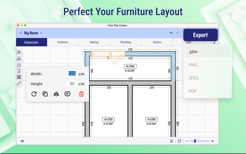 #3. Floor Plan Creator - AI Layout (macOS) Podle: Inspirit AI, LLC