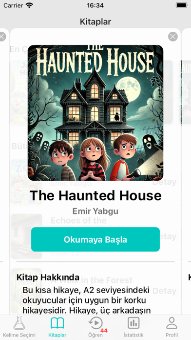 İngilizce Kelime Ezberleme App Screenshot