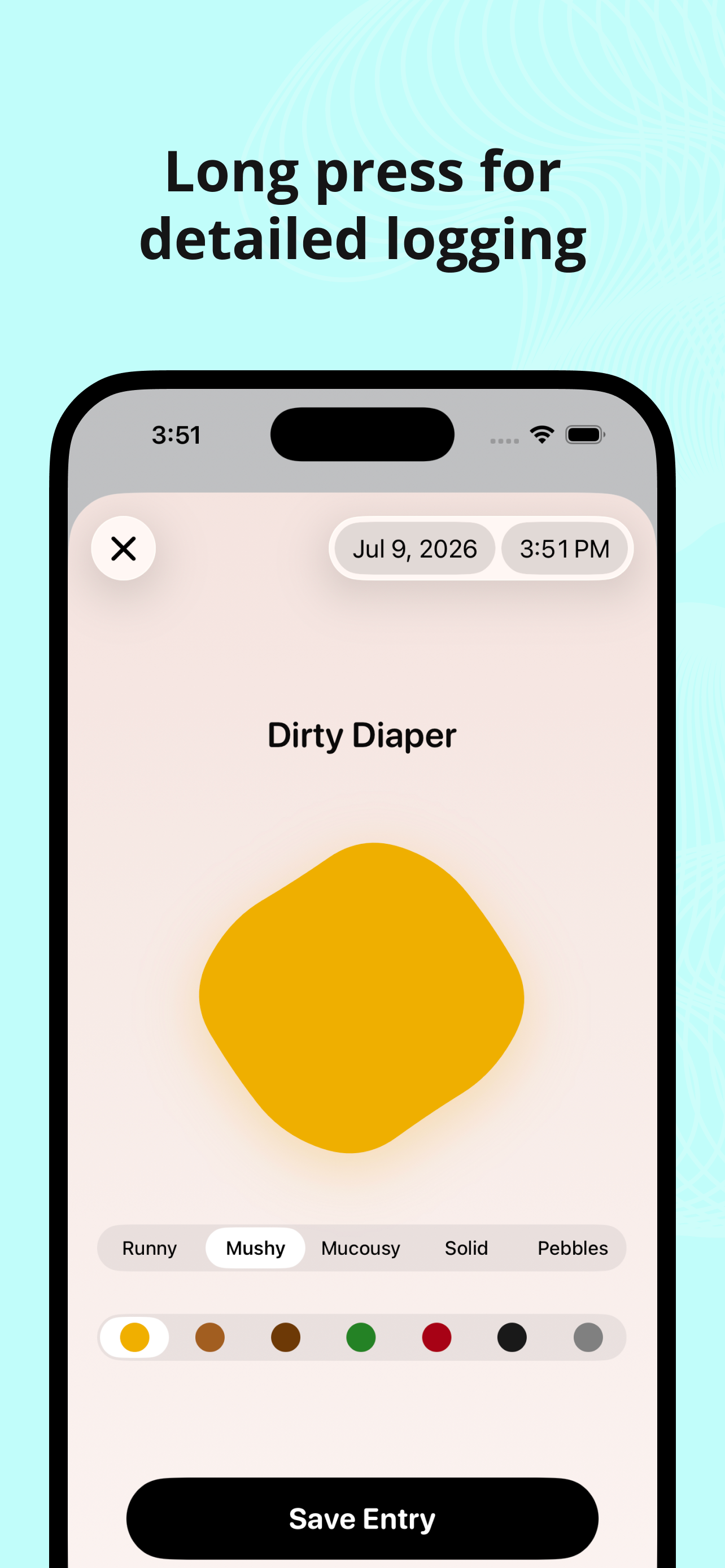 Bean - Easy baby log screenshot 4