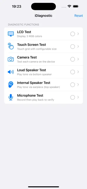 iDiagnostic screenshot 3