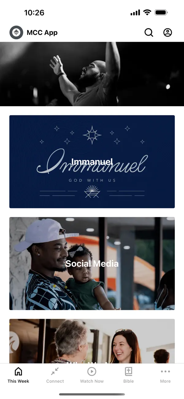 Screenshot #1 pour Mission City Church App