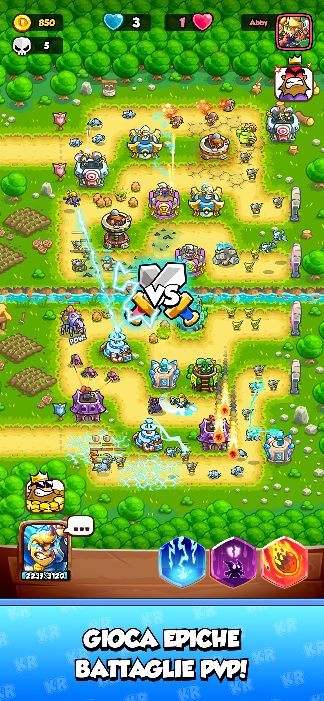 Kingdom Rush Battles: Gioco TD