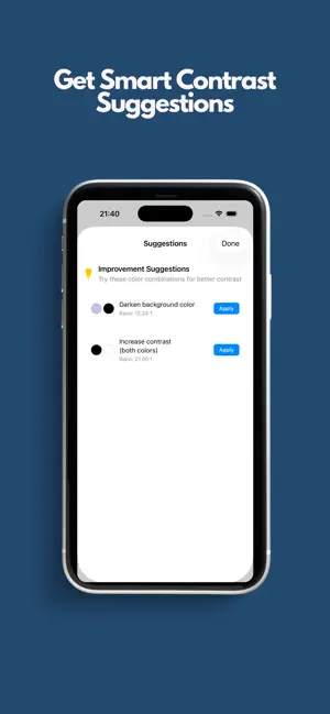 DAC Color Contrast Checker screenshot 3