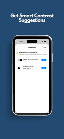 DAC Color Contrast Checker Screenshot 3 of 6