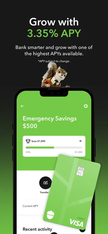 Acorns app screenshot 4