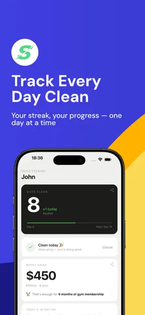StayClean — Sobriety Tracker screenshot 1