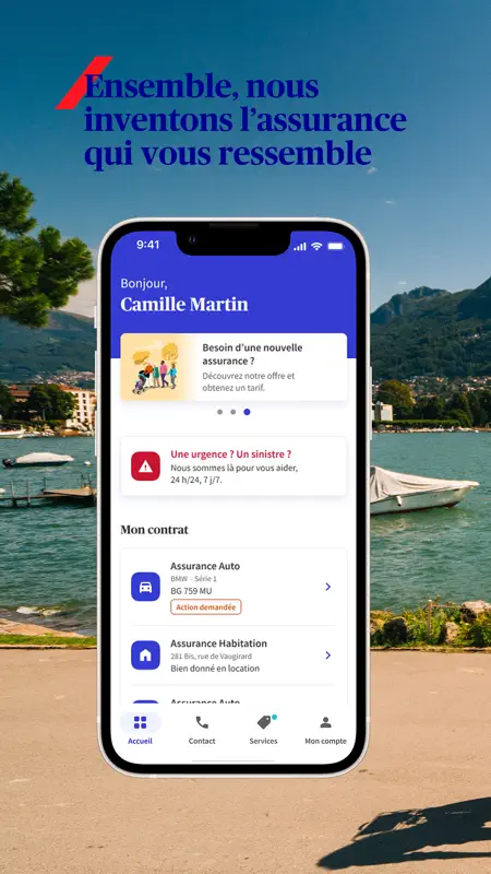 Mon AXA Assurance screenshot 1 of 10
