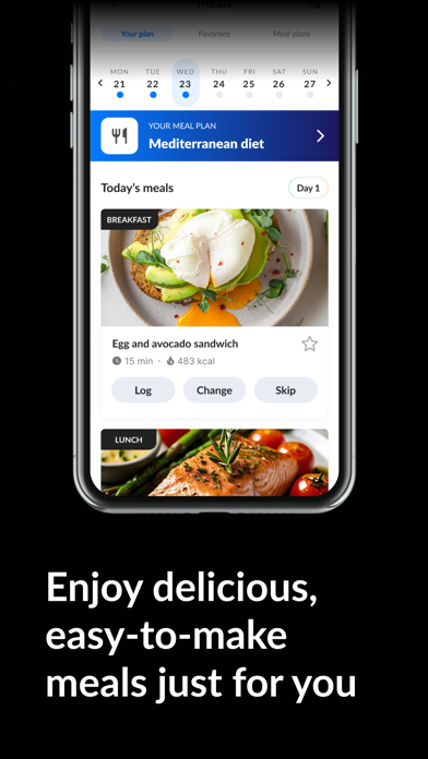 Perfect Body - Meal planner iPhone screenshot 4 - Health & Fitness app