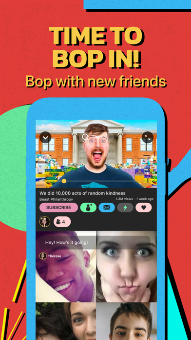 Screenshot #2 pour Bopin—Watch & make friends