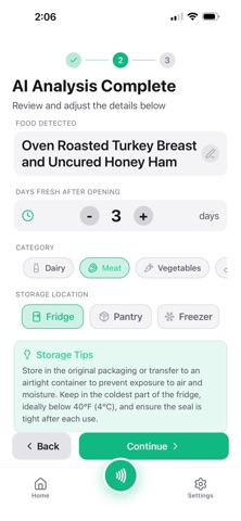 Expired.Food - Smart Kitchen iPhone screenshot