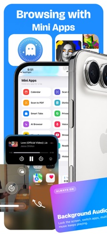 Ghost - Fast Private Browser Screenshot 2 of 9