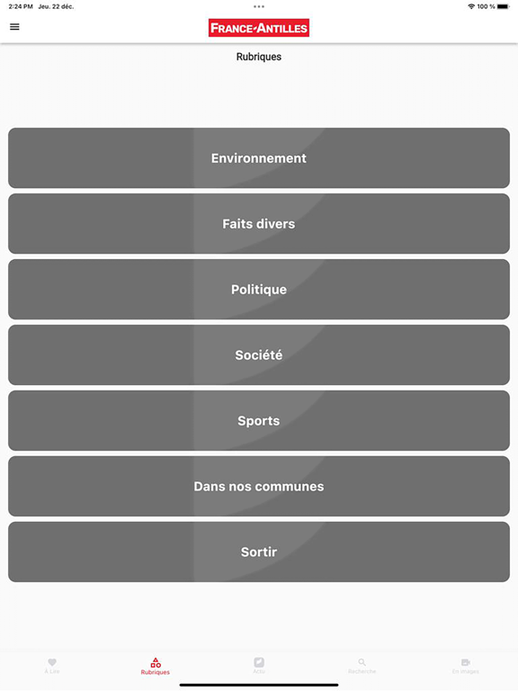 FA Mqe Actu iPad screenshot 4 - News app