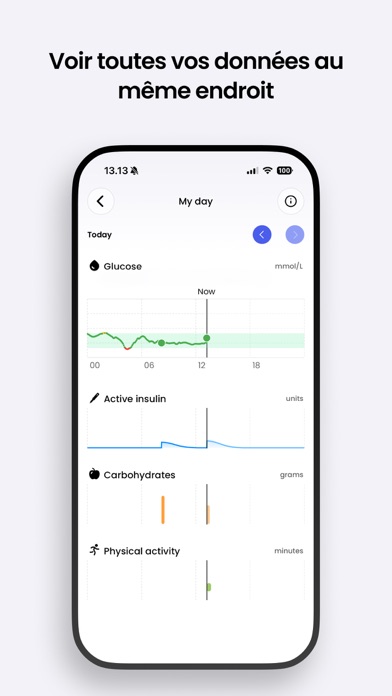 Screenshot #2 pour Hedia Diabetes Assistant