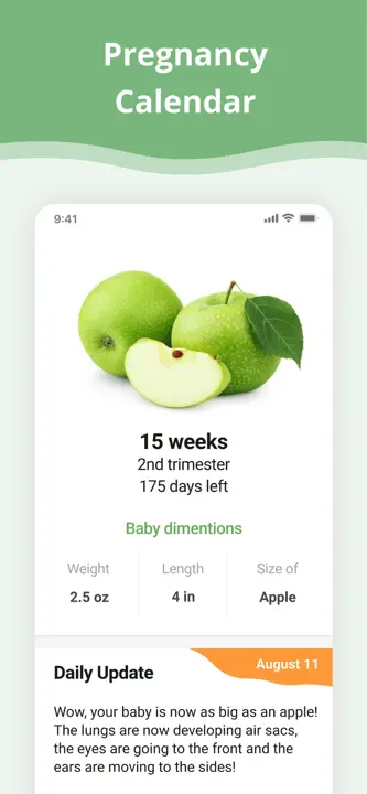 Pregnancy App.: Screenshot 1 von 8