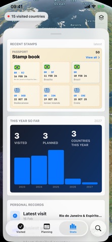 Landfall: Travel Tracker Screenshot 4 of 6
