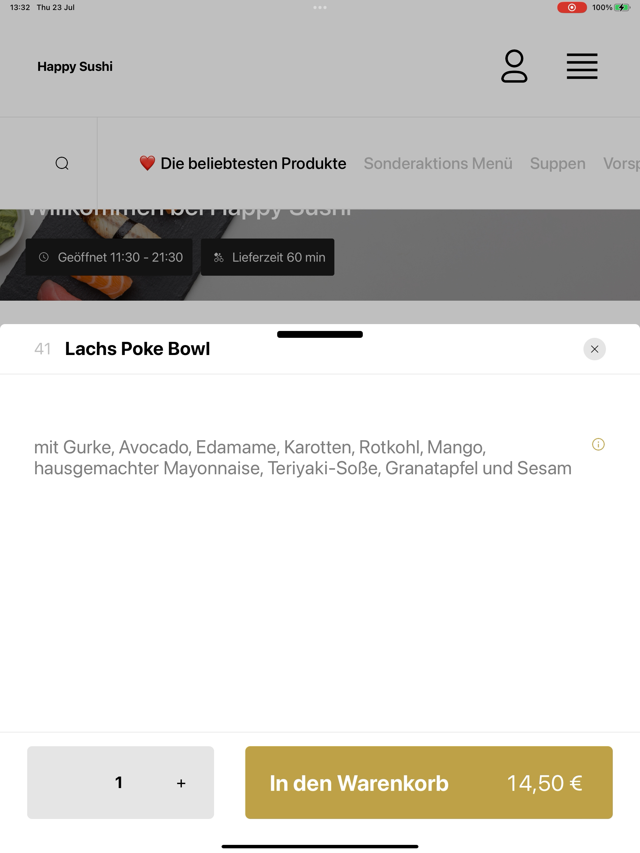 Happy Sushi Lüneburg screenshot 15