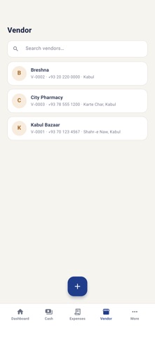 Cash & Expense Management iPhone screenshot