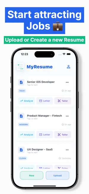 Resume Builder HYRE - CV Maker screenshot 2