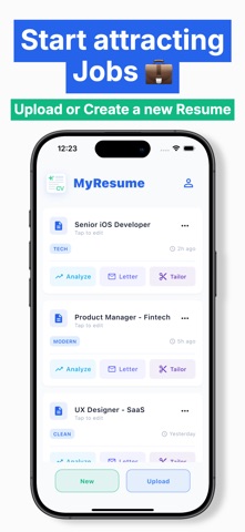 Resume Builder HYRE - CV Maker screenshot